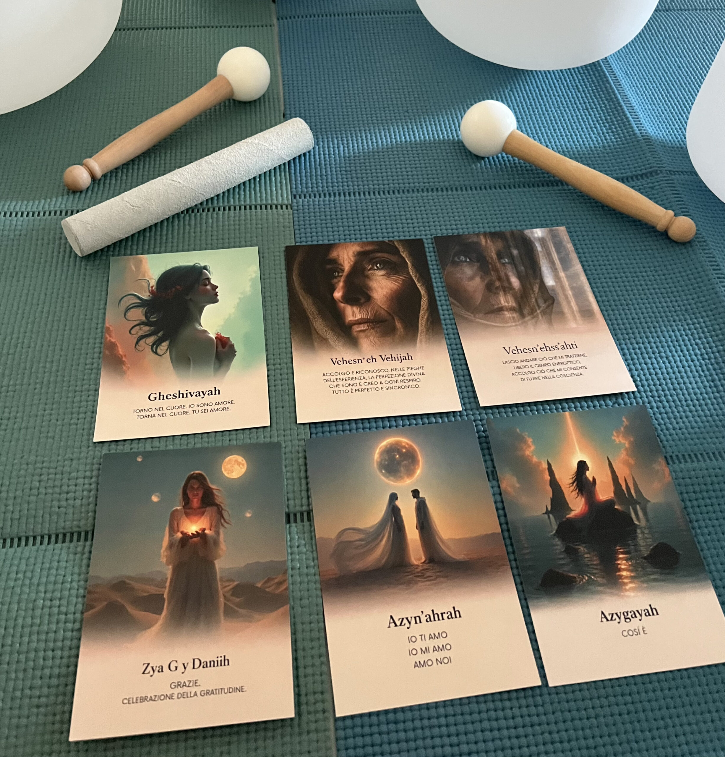 Mazzo di Carte Oracolari “Codice Lemuriano” versione SMALL cartoncino plastificato - immagine 6